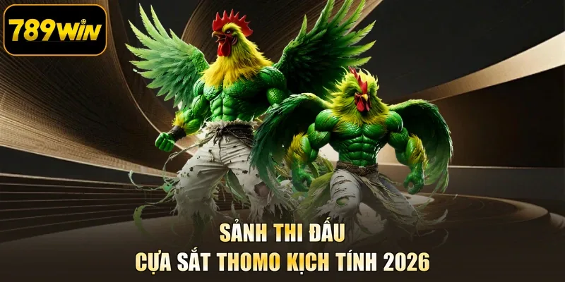 Sảnh thi đấu cựa sắt Thomo kịch tính 2026